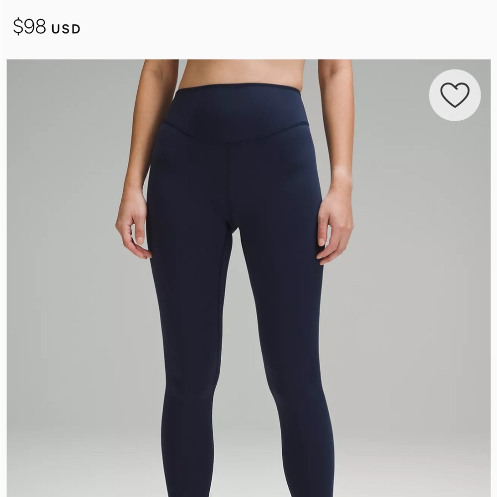 Lululemon size 4 wunder train smooth cover leggings